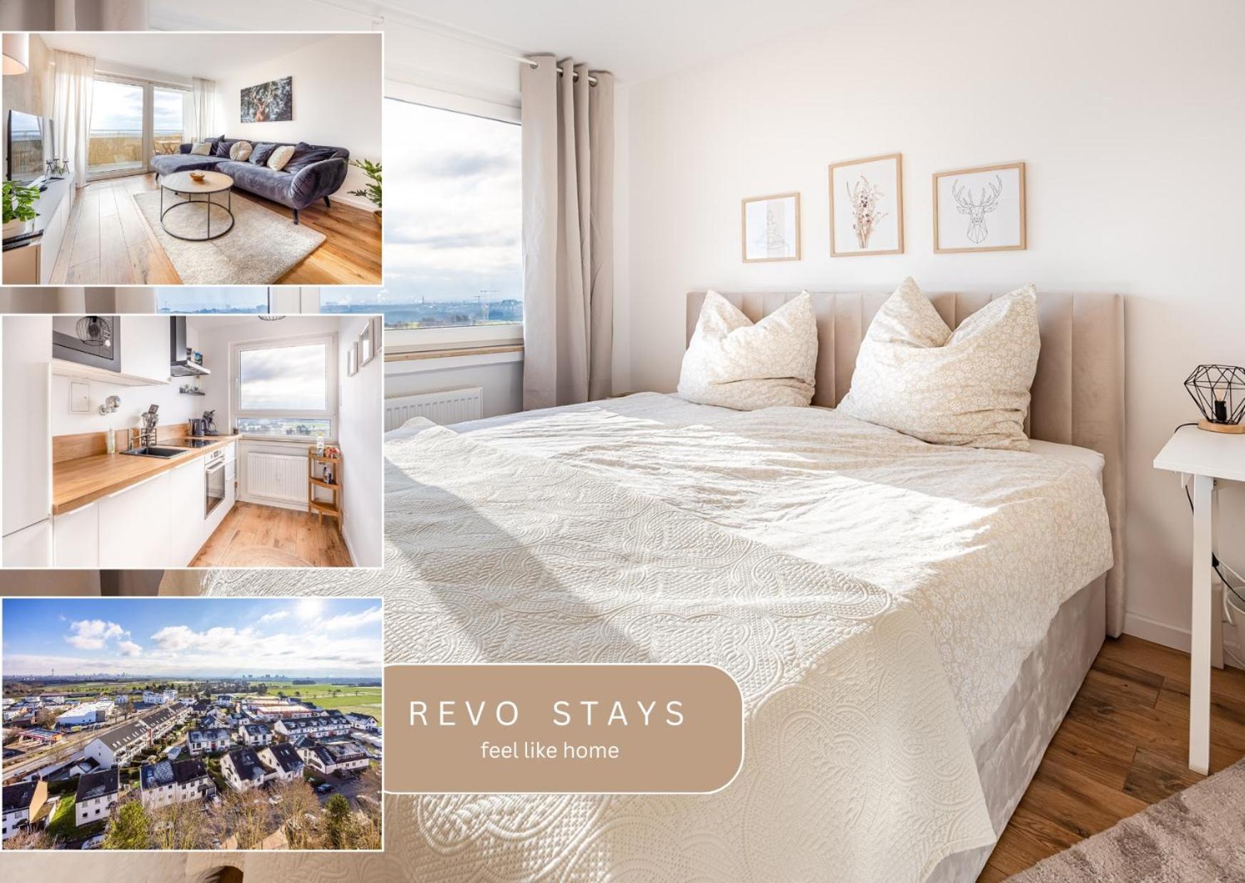 Moderne 2-Zimmer-Wohnung Mit Atemberaubender Skyline Aussicht Auf Frankfurt! シュタインバッハ・アム・タウヌス エクステリア 写真